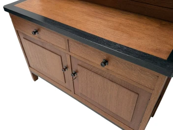 Art Deco Modernist Credenza or Sideboard by H. Fels for L.O.V. Oosterbeek